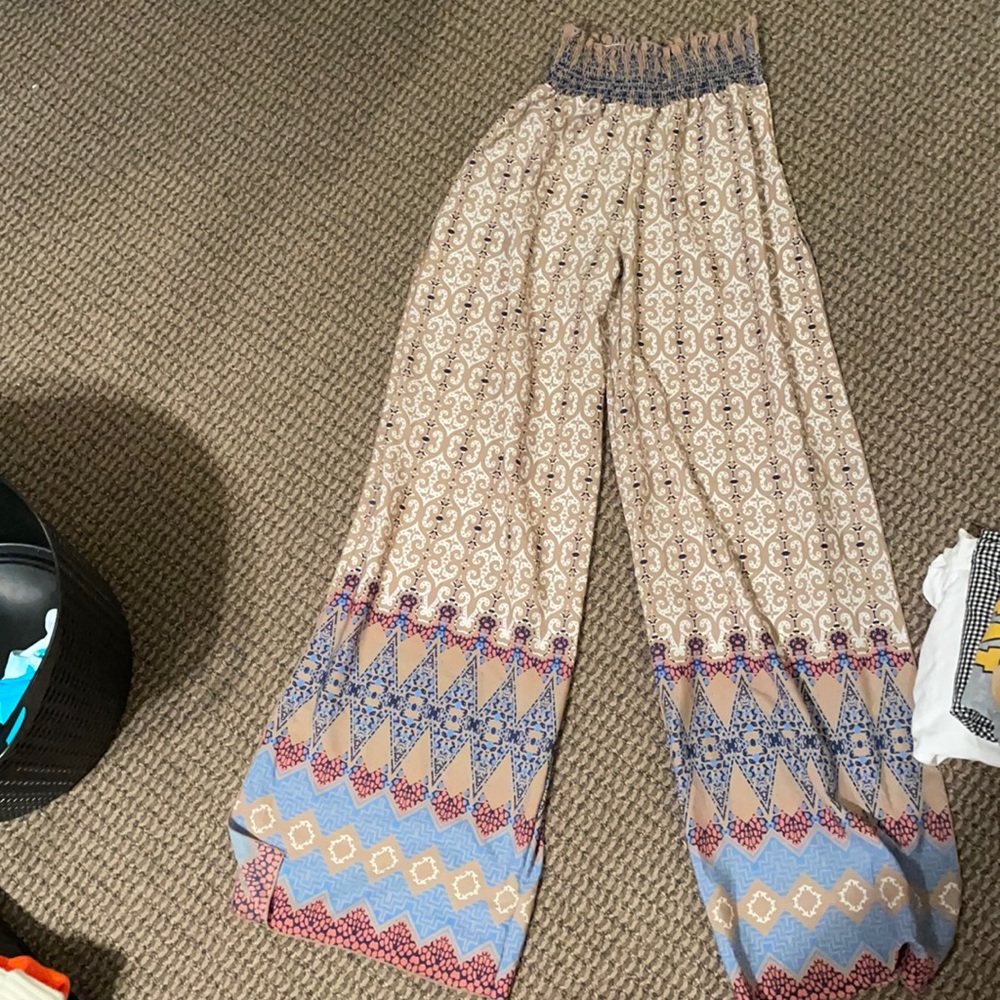 High waisted elastic band waist